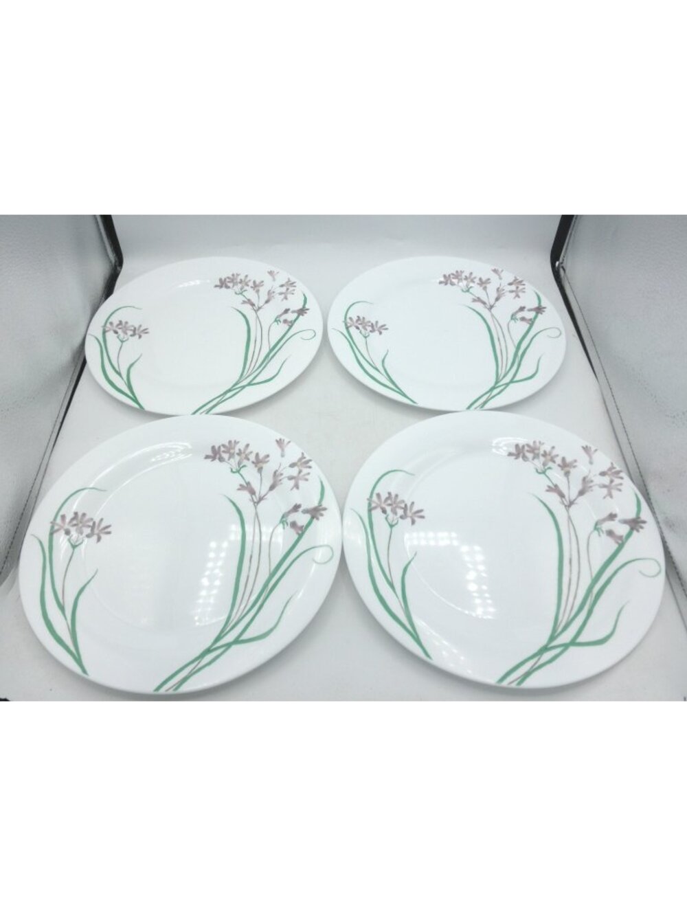 MTW5 by Martha Stewart 10-5/8 Inch Dinner Plates Set of 4 Pacific Wildflower